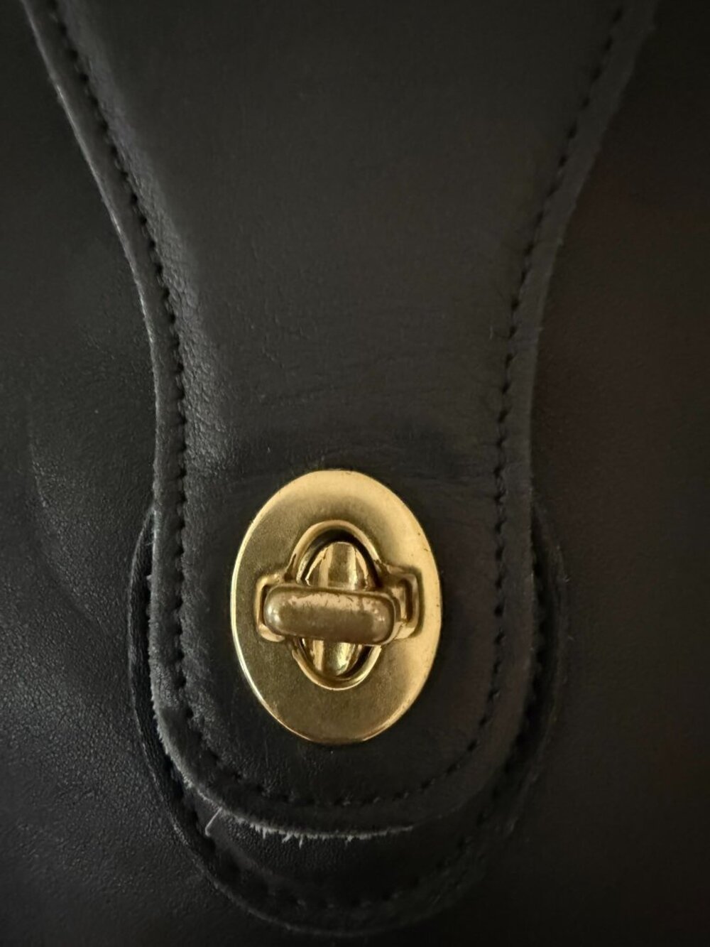 Vintage Coach Barclay Tote Black Glovetanned leather Briefcase #9096 - Picture 7 of 15